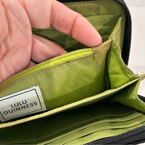 Lulu Guinness Zip-Around Bi-Fold Wallet - Picture 9 of 10